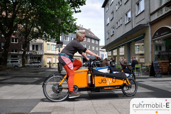Lastenräder sind perfekt für leichte, urbane und angepasste Logistik. Photo © Jewo Batterietechnik.