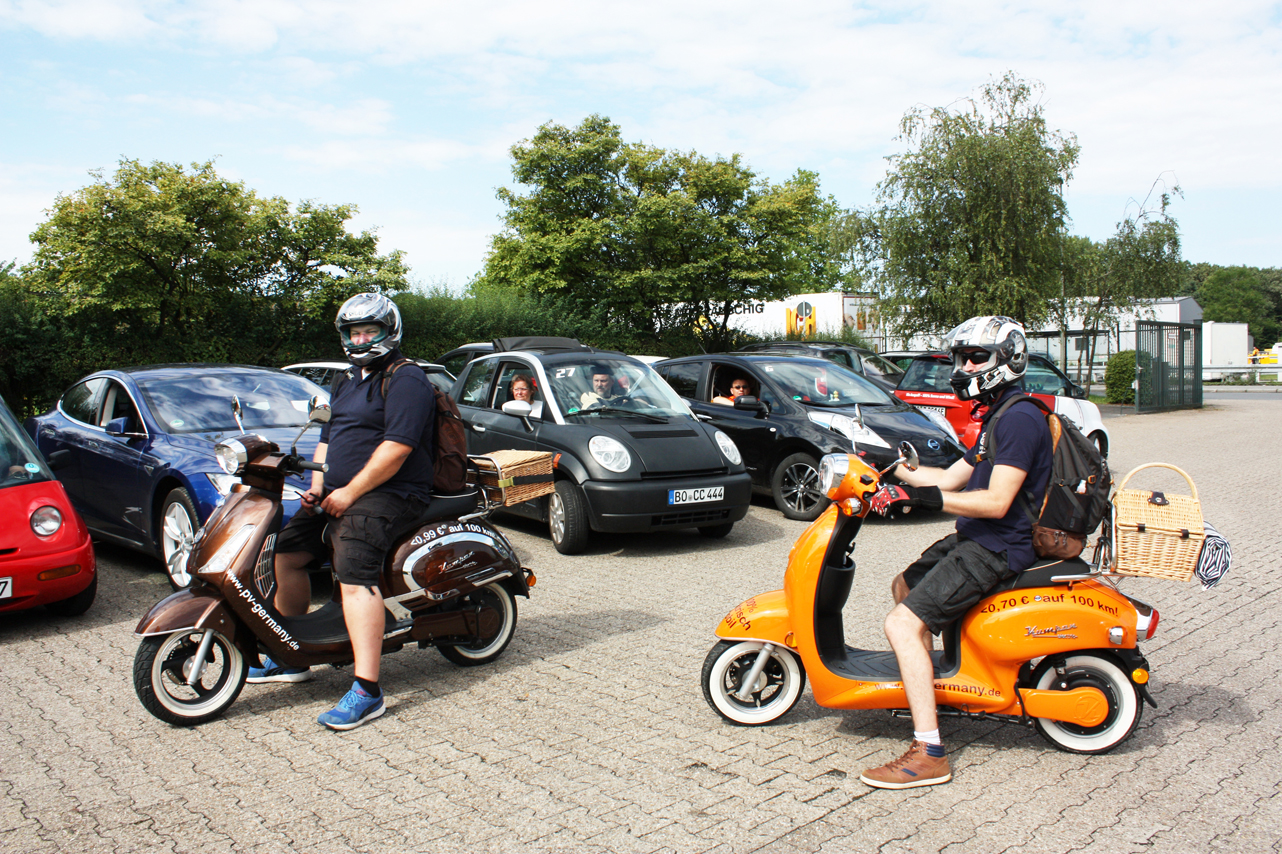 E-Roller auf der Tour de Ruhr, Foto: Katja Nikolic
