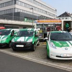 Neue E-Autos der Bogestra mit Ladesäulen Foto: Katja Nikolic